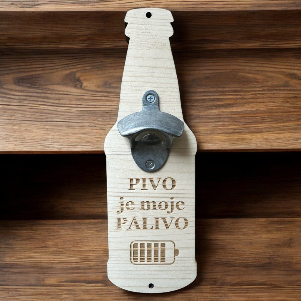 Nástěnný otvírák- PIVO JE MOJE PALIVO